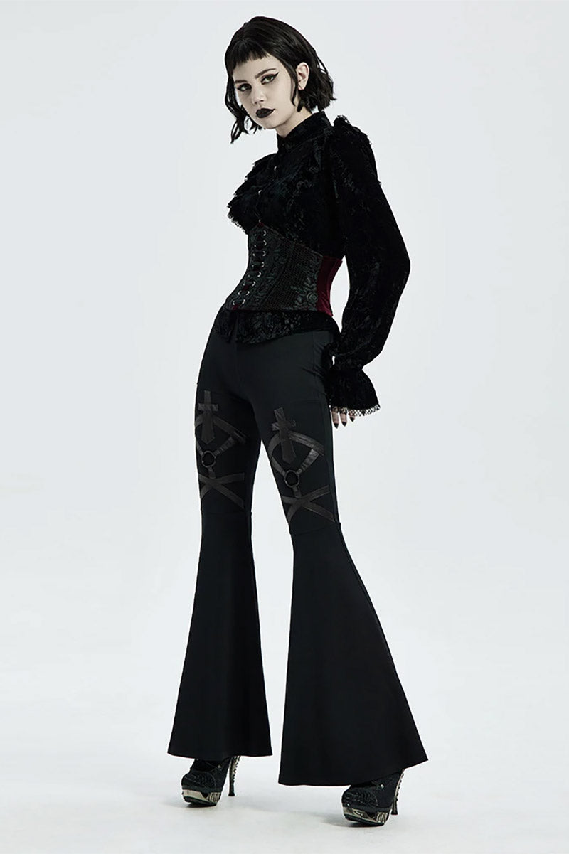 Rosary Romance Flared Pants