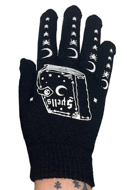 Book of Spells Winter Knit Gloves