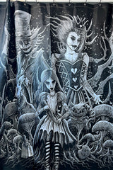 Malice in Wonderland Shower Curtain