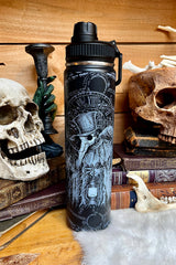 Plague Doctor 24 Oz Water Bottle Tumbler