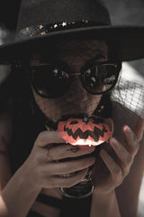 Spooky Cocktail Umbrellas [PUMPKIN]
