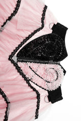 Pink Death Tulle Skirt [PINK]