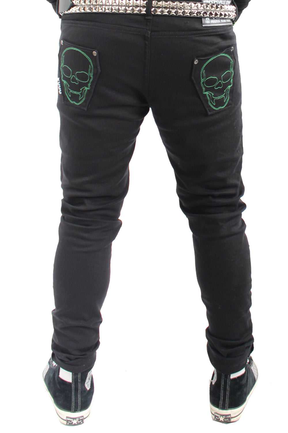 Skeleton Jeans [Unisex] [Green Bone]