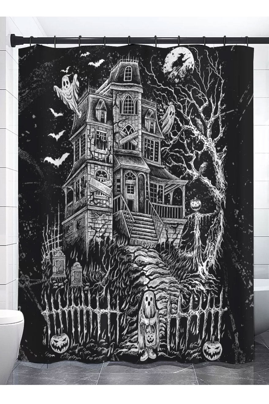 Haunted Mansion Shower Curtain