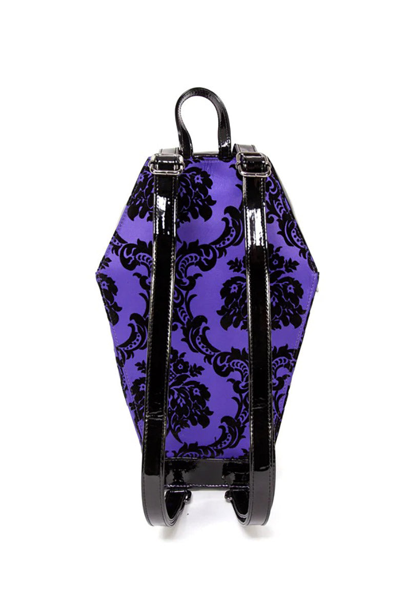 Damask Coffin Backpack [PURPLE]