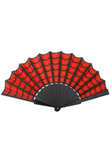 Spiderweb Scallop Fan [Red]
