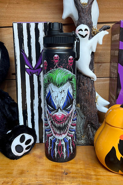 Killer Clowncore 24 Oz Water Bottle Tumbler