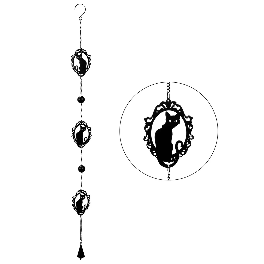 Alchemy Cat Silhouette Hanging Decoration - VampireFreaks