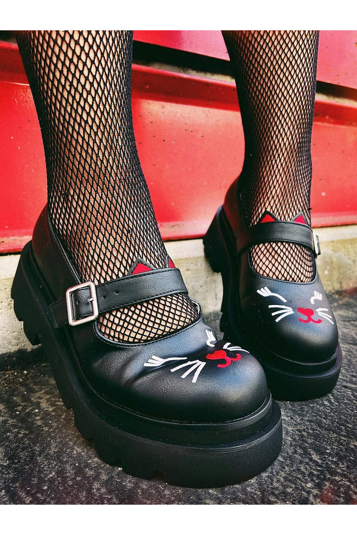 Make Kitty Cat Meow Mary Janes [RENEGADE-56]