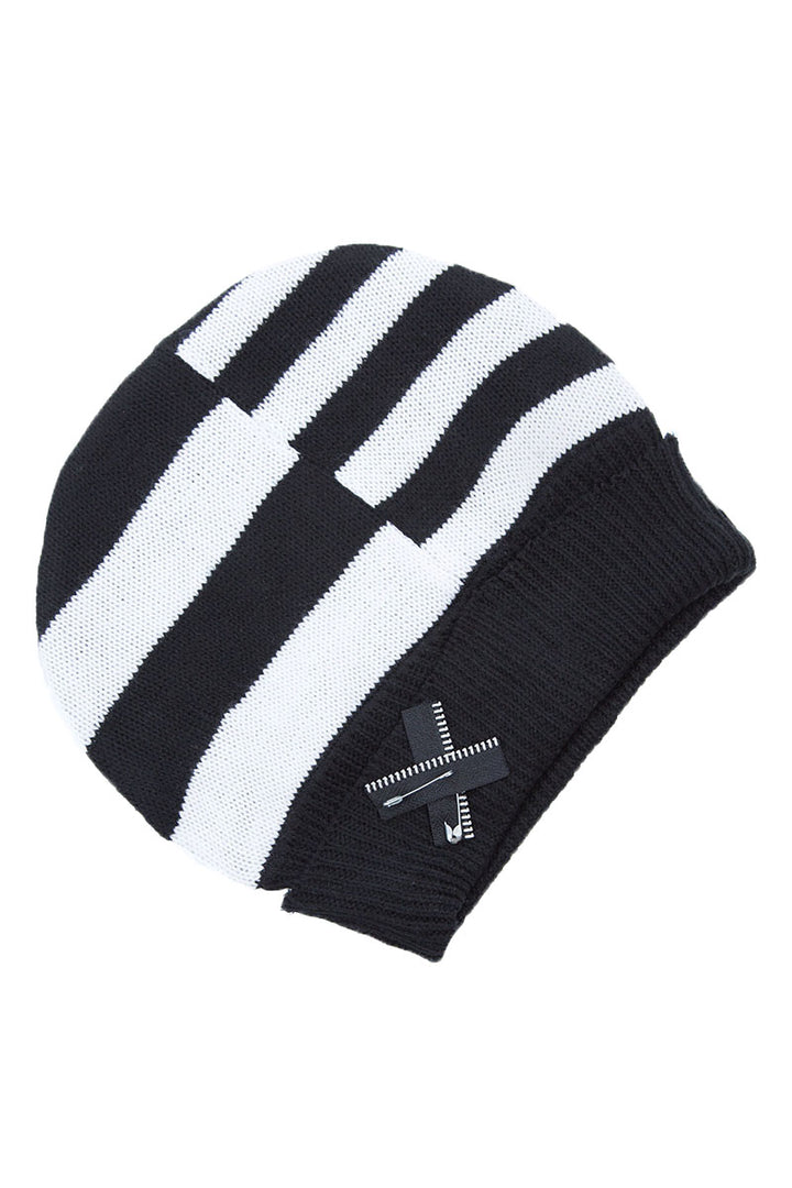Jack Beanie Hat [BLACK/WHITE]