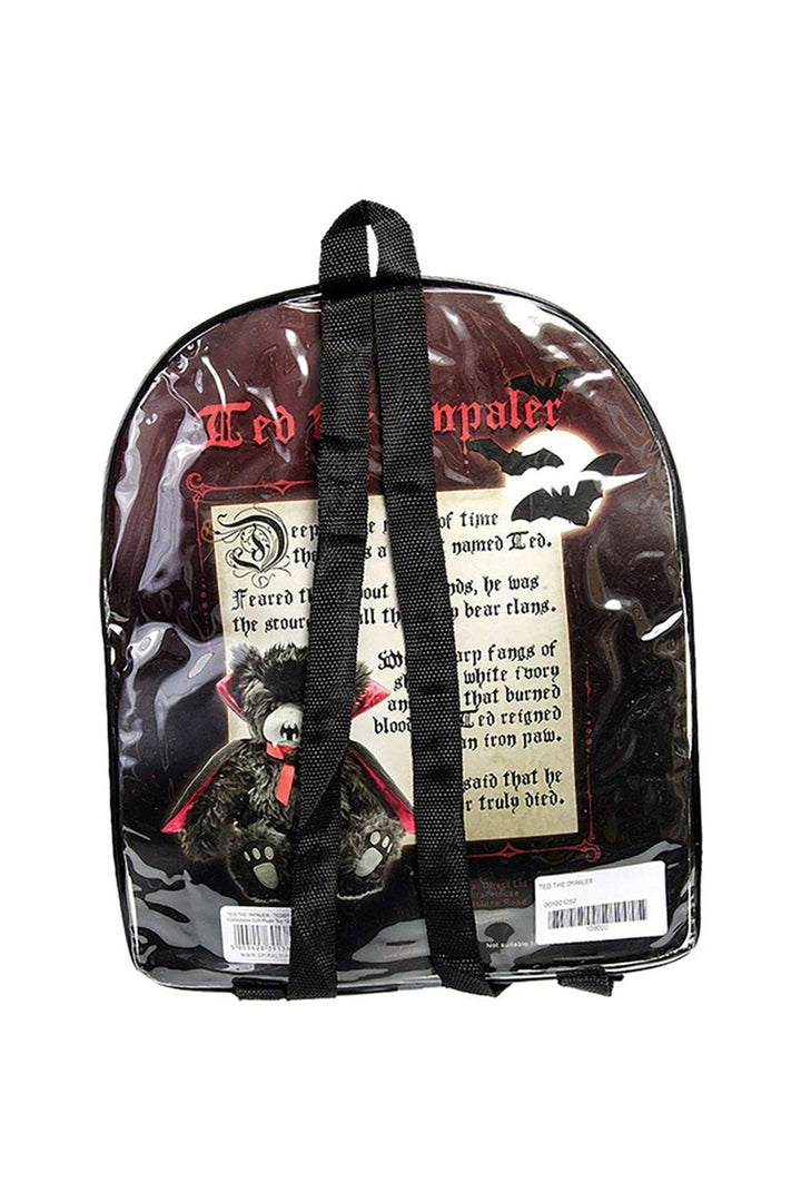 Ted The Impaler Vampire Bear Plush Backpack
