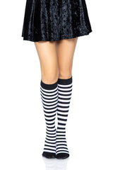 Striped Knee High Stockings
