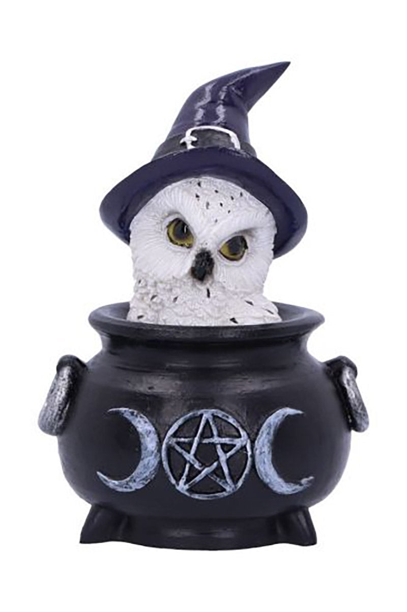 Owl's Brew Cauldron Statue