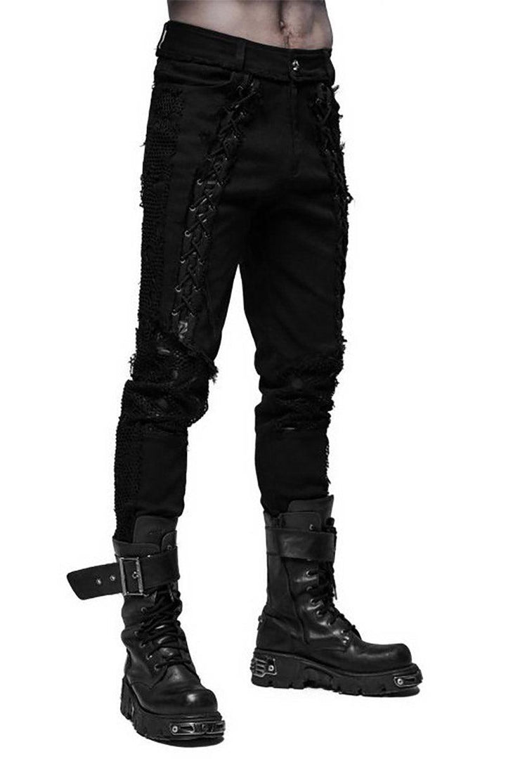 Punk Rave Corpse Division Distressed Pants - VampireFreaks