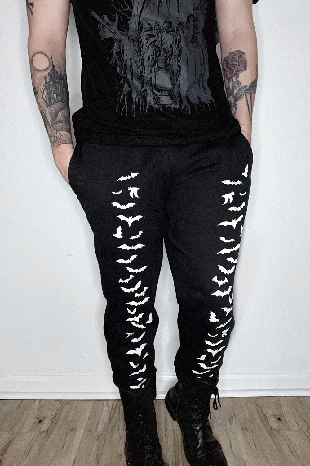 3 Pack Goth Emo Punk Bear Moon Bats Underwear Panties Set 