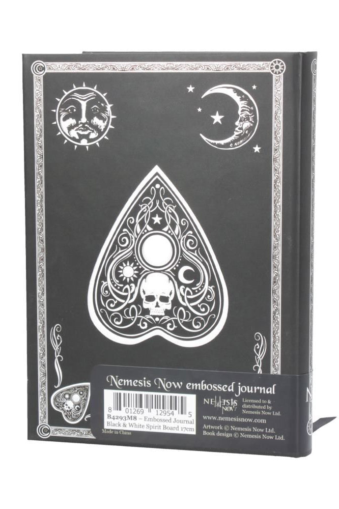 Embossed Black and White Spirit Board Journal