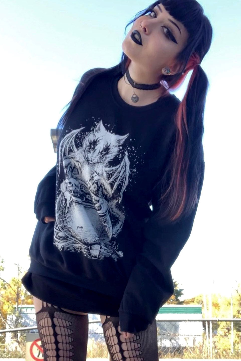 Conjuring Cat Sweatshirt