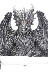 Obsidian Medieval Dragon Toilet Roll Holder