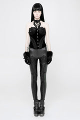 Night Ritual Leather Leggings [BLACK]