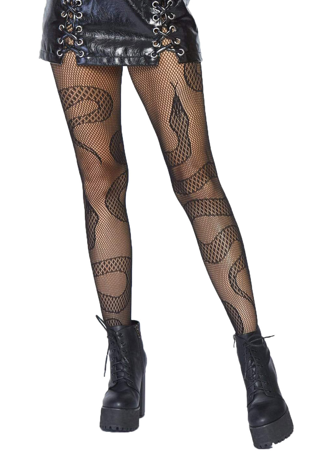 Snake Net Tights