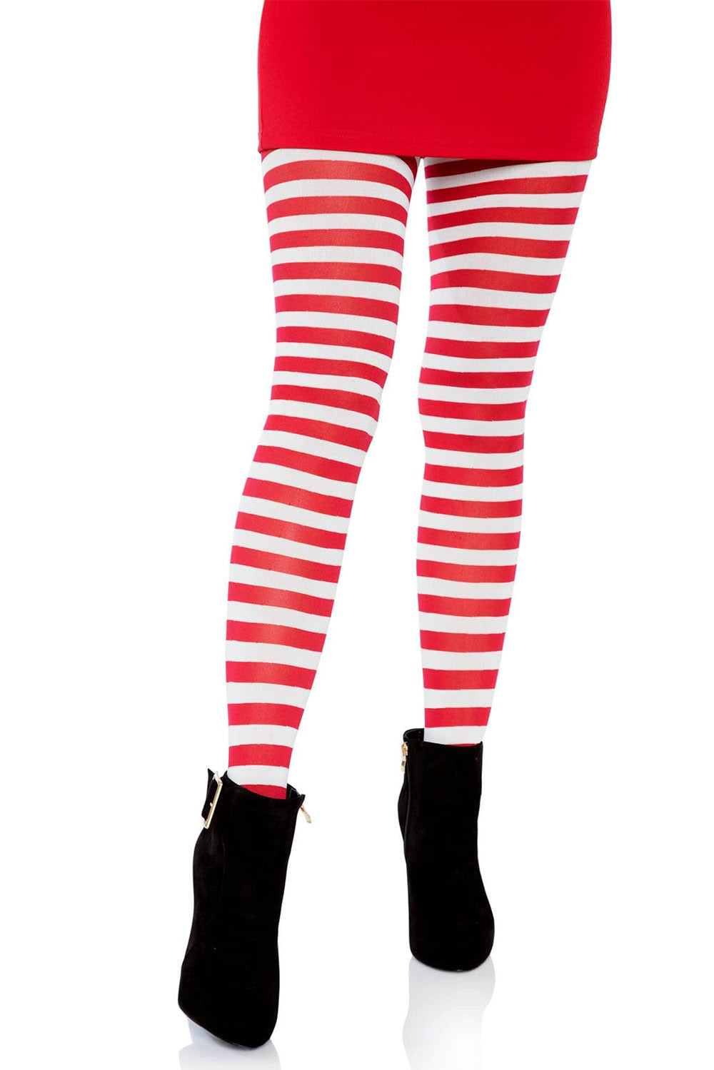 Pink and white striped tights best sale