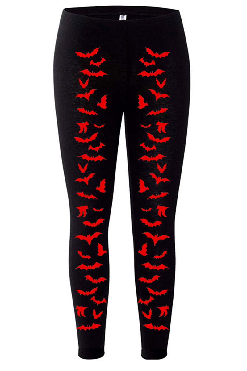 Women's Red Bat Leggings & Tights