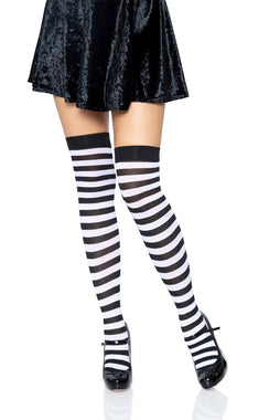 Stripe Thigh Highs [Various Colors]