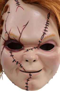 Curse of Chucky: Scarred Chucky Mask with Hair