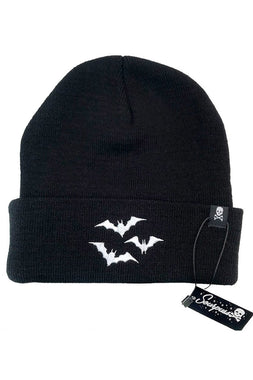Luna Bats Knit Beanie Hat