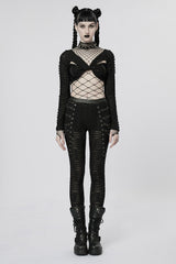 womens goth leggings