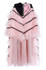 Pink Death Tulle Skirt [PINK]