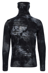 Camiseta blanqueada War Rig [NEGRO/GRIS]
