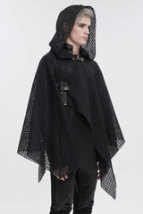 goth hooded cloak