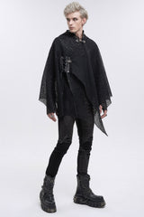 mens goth hooded cloak
