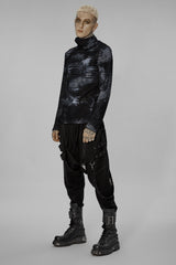 Camiseta blanqueada War Rig [NEGRO/GRIS]