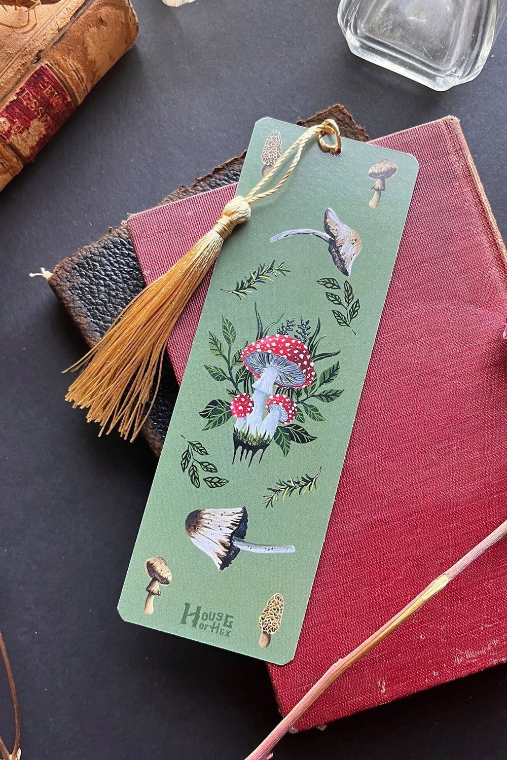 Mushroom Bookmark [SAGE GREEN]