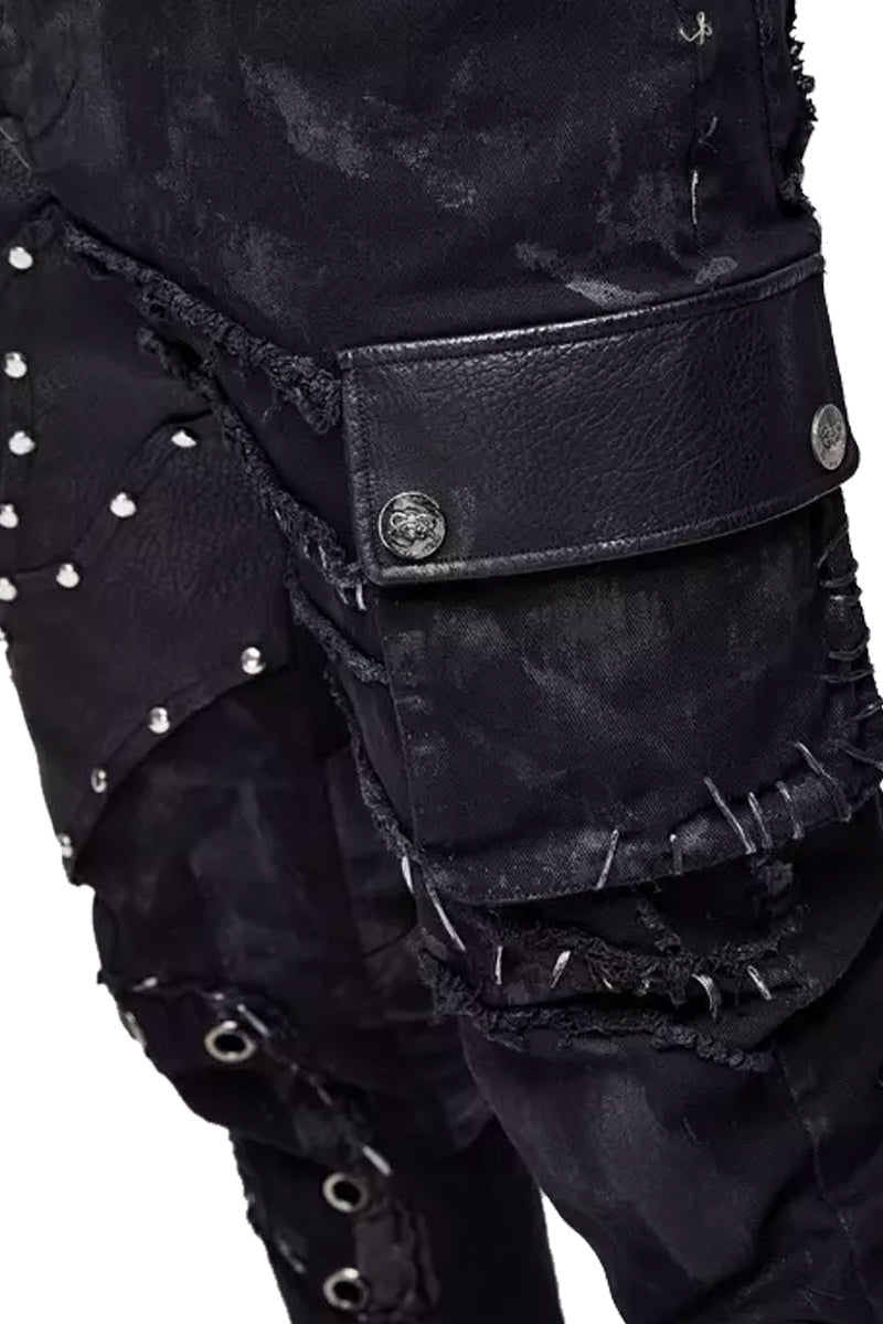 mens stitched jeans by devil fashion