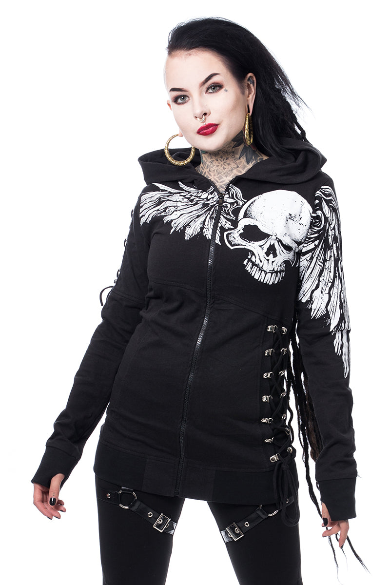 Poizen Nightshade Hoodie - Vampirefreaks Store