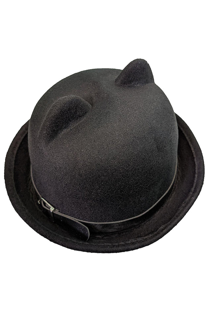 Kitty Ear Bowler Hat