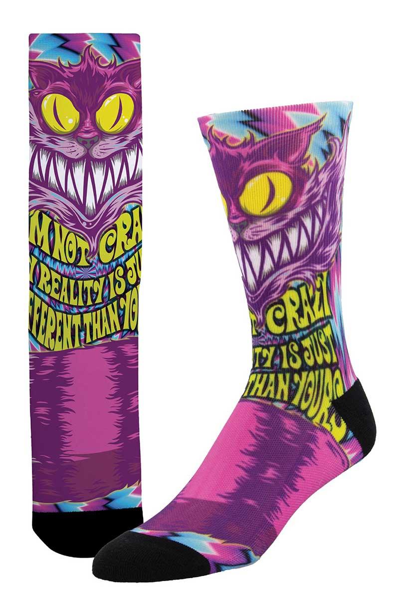 Sock Smith Cheshire Cat Socks [Unisex] - VampireFreaks