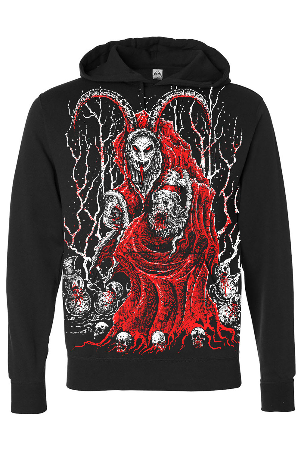 Krampus Killing Christmas Hoodie