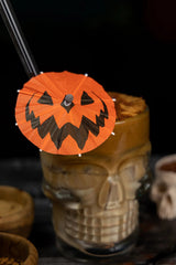 Spooky Cocktail Umbrellas [PUMPKIN]