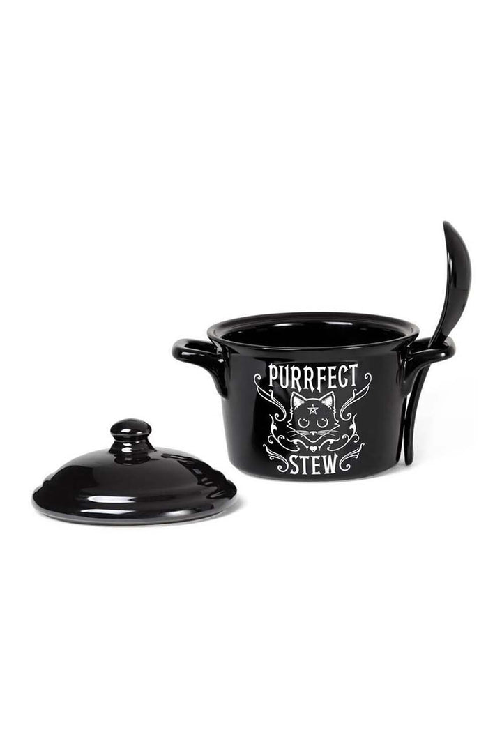 Purrfect Stew Bowl & Spoon Set