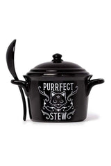 Purrfect Stew Bowl & Spoon Set