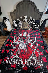 Decke mit der Königin der Herzen 