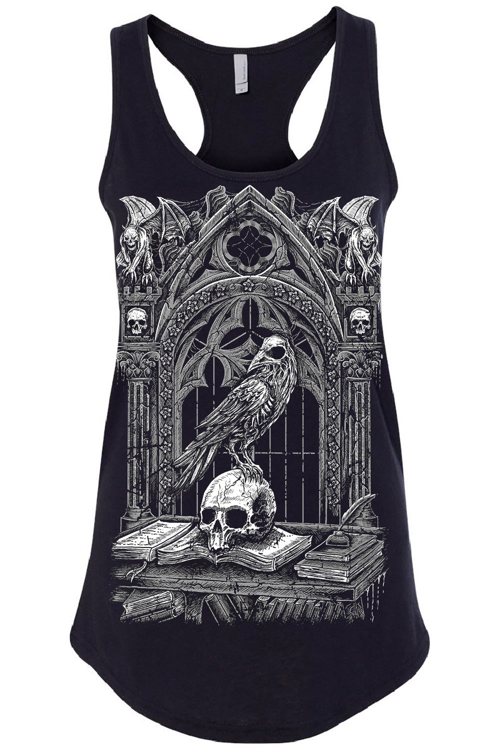 Quoth the Raven T-shirt [GRAY]