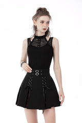 Cotton Fishnet Tank Top