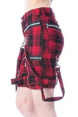 Renita Shorts [Red Tartan]