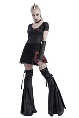 Patchwork Punk Mini Skirt