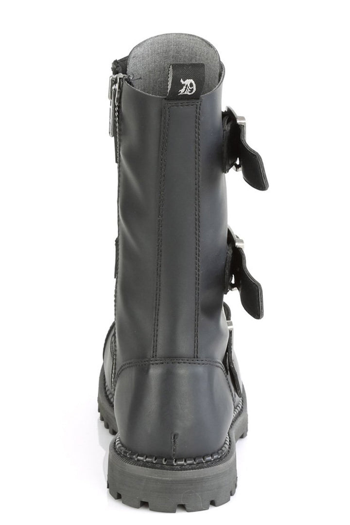 Lead the RIOT-12 Boots [Black Vegan Leather]